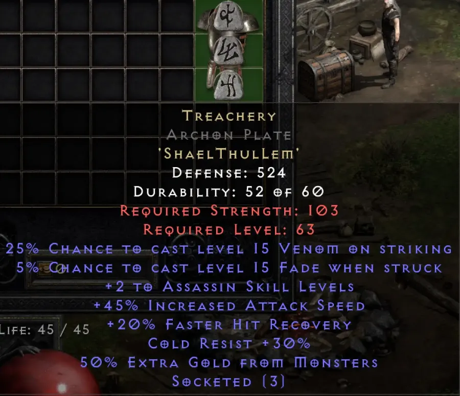 Treachery Archon Plate D2r