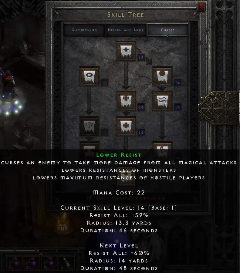 Poison Necromancer Skill Tree Curses