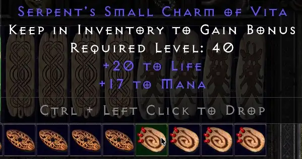 Serpents Small Charm Of Vita 20 Life 17 Mana