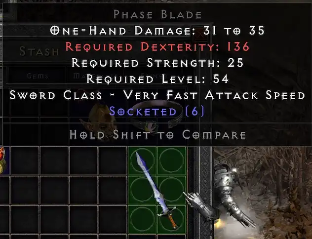 6 Socket Phase Blade