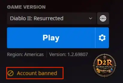 Battle Net D2r Account Banned