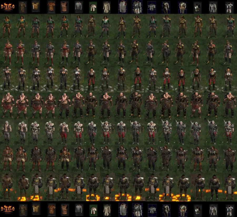 Diablo Ii Armor Character Appearance Info 1
