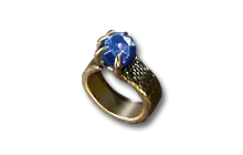 Diablo Ii Small Blue Sloop Ring